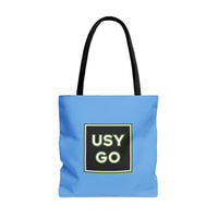 Large Light Blue USYGO Tote Bag