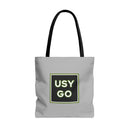 Large Light Grey USYGO Tote Bag