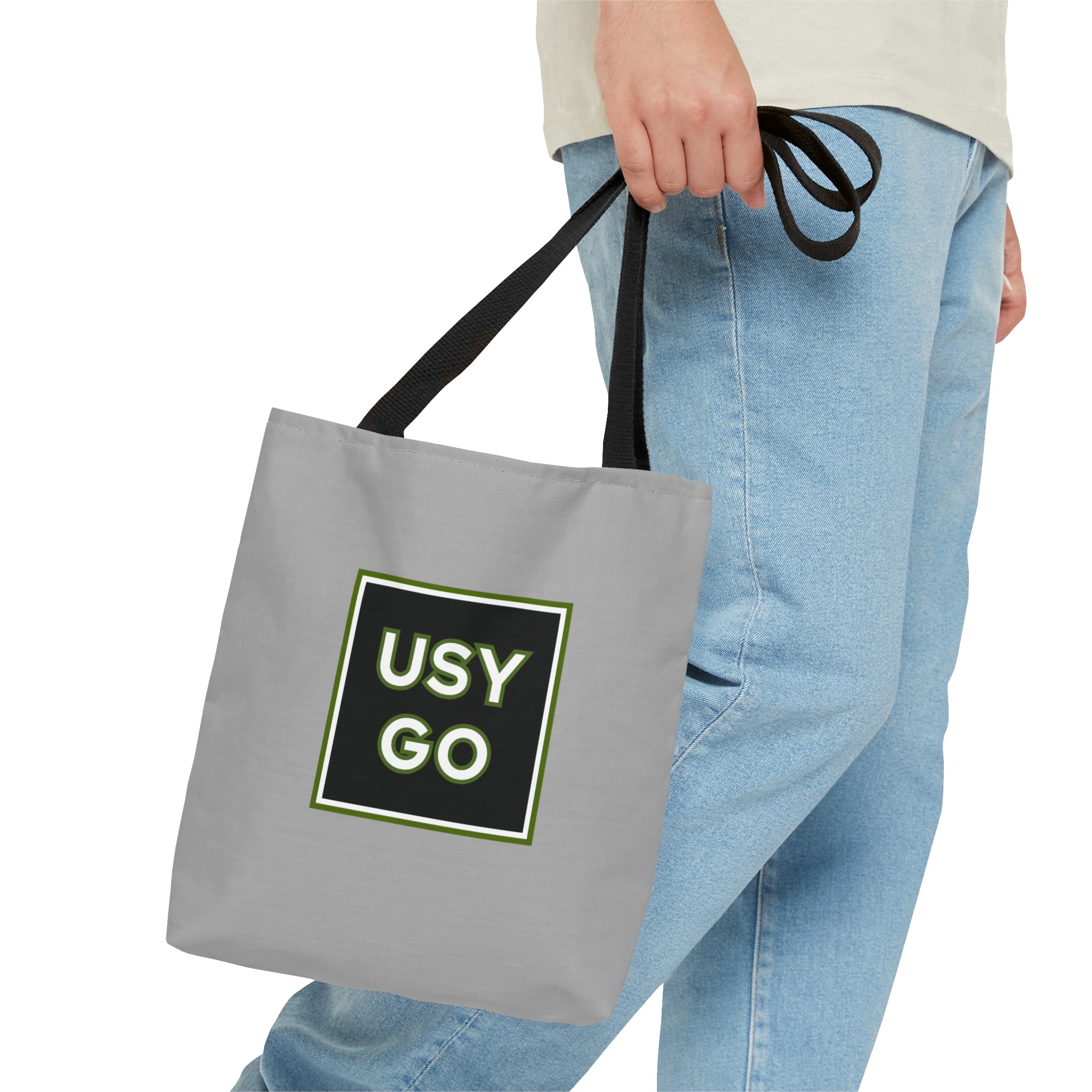 Light Grey USYGO Tote Bags in 3 Sizes