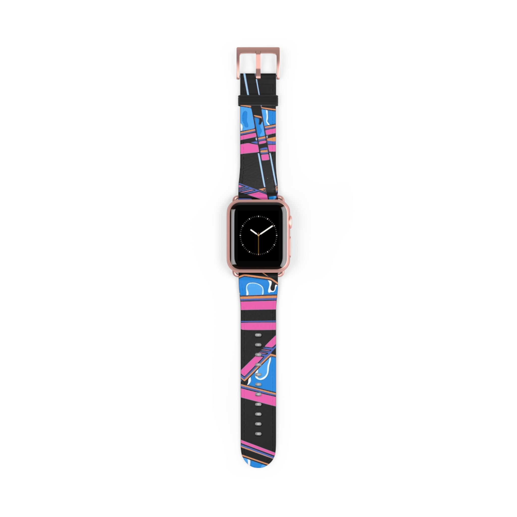 Clean Rose Gold Matte Band Strap Apple Watch