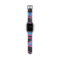 Clean Black Matte Band Strap Apple Watch