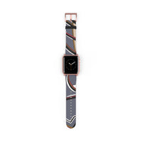 Flying Squares Rose Gold Matte Watch Band Strap Apple