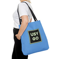 Large Light Blue USYGO Tote Bag