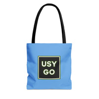 Small Light Blue USYGO Tote Bag