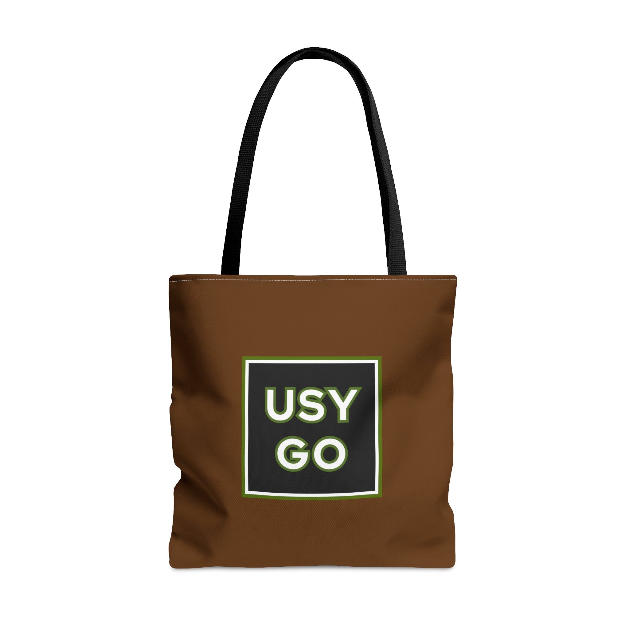 Large Brown USYGO Tote Bag
