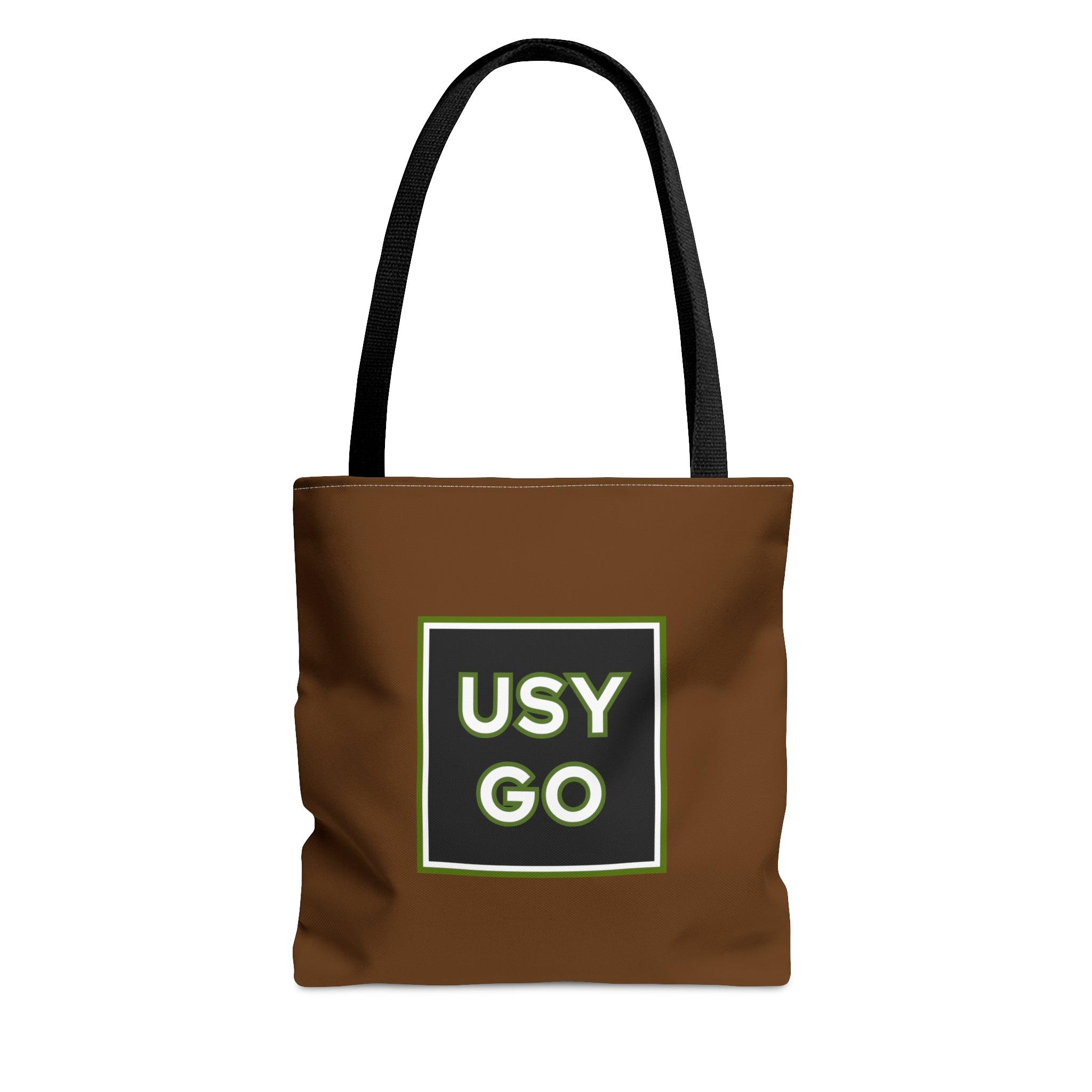 Small Brown USYGO Tote Bag
