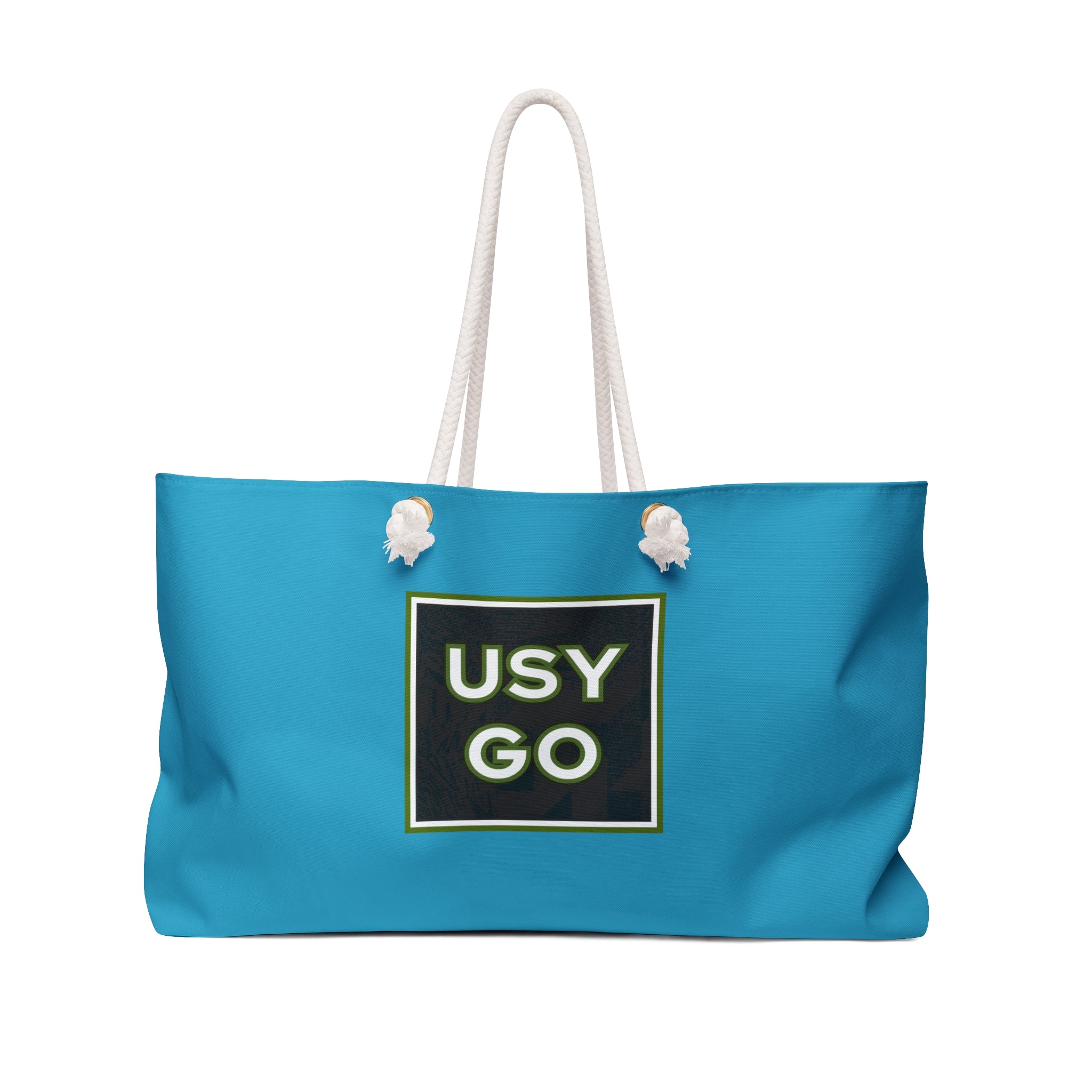 Turquoise USYGO Weekender Beach Tote Bag