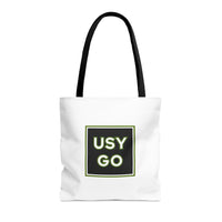 Medium White USYGO Tote Bag