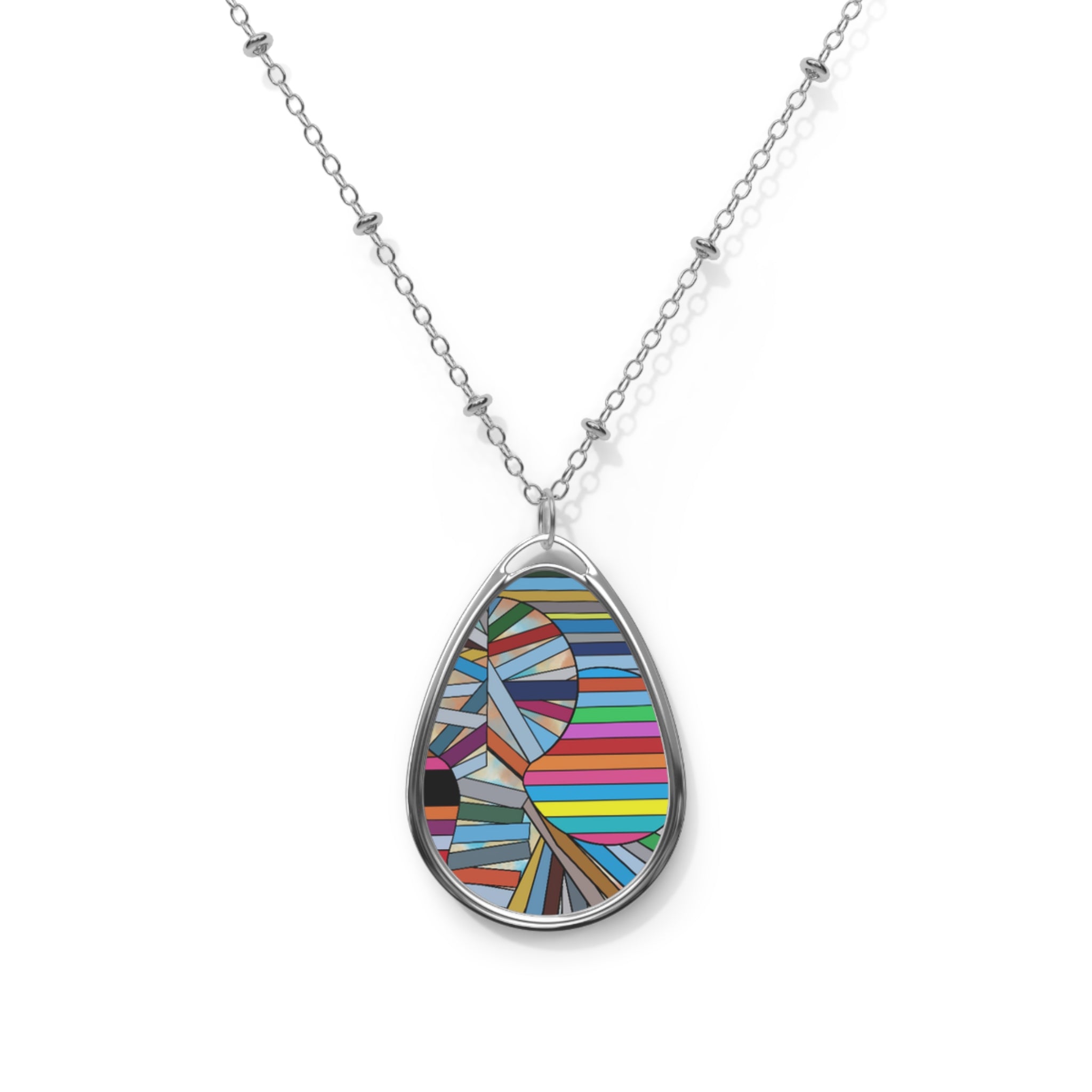 Abstract Pendant Necklace by @johnnygraff31