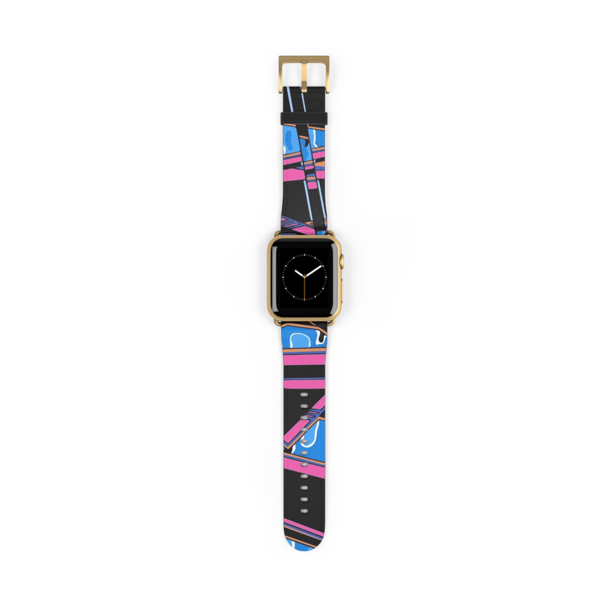 Clean Gold Matte Band Strap Apple Watch