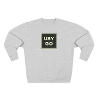 Unisex Heather Grey USYGO Crewneck Sweatshirt