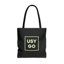 Large Black USYGO Tote Bags