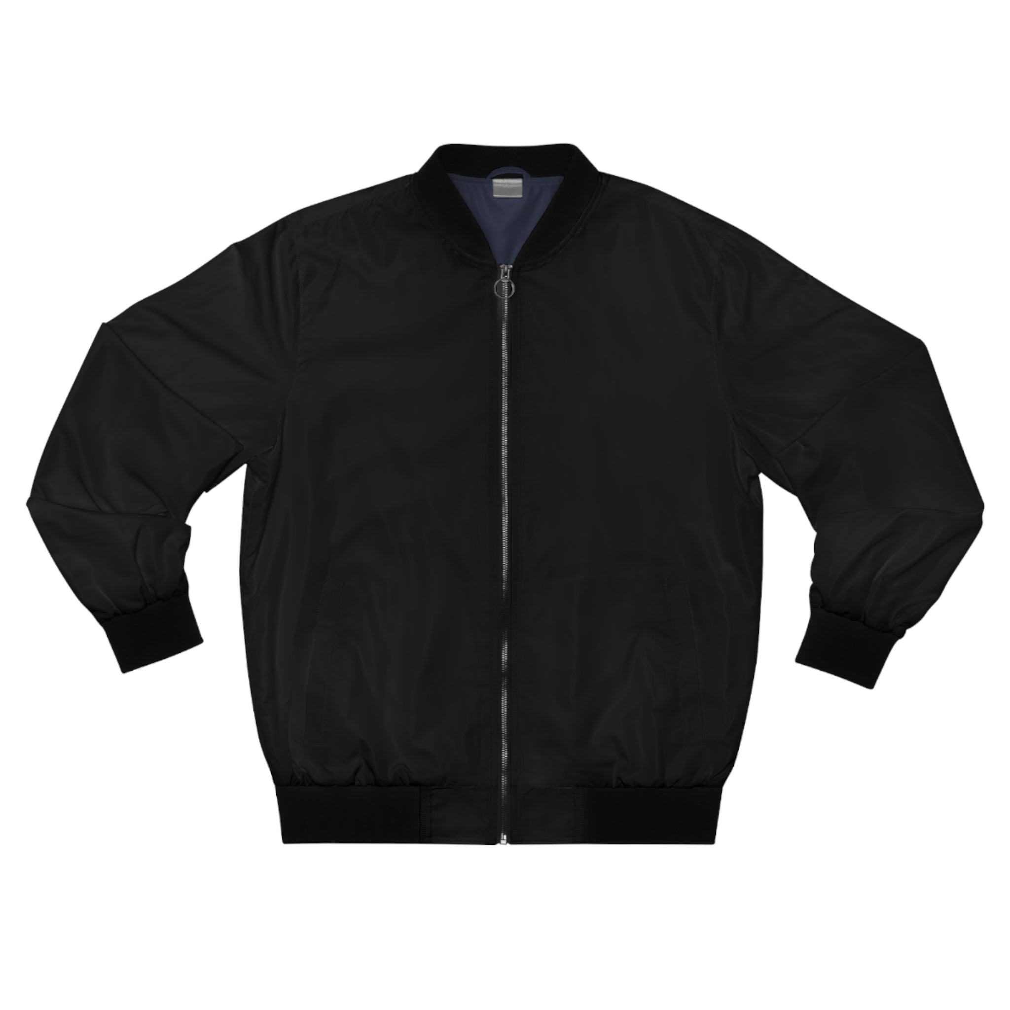Men's Colors Black Bomber Jacket