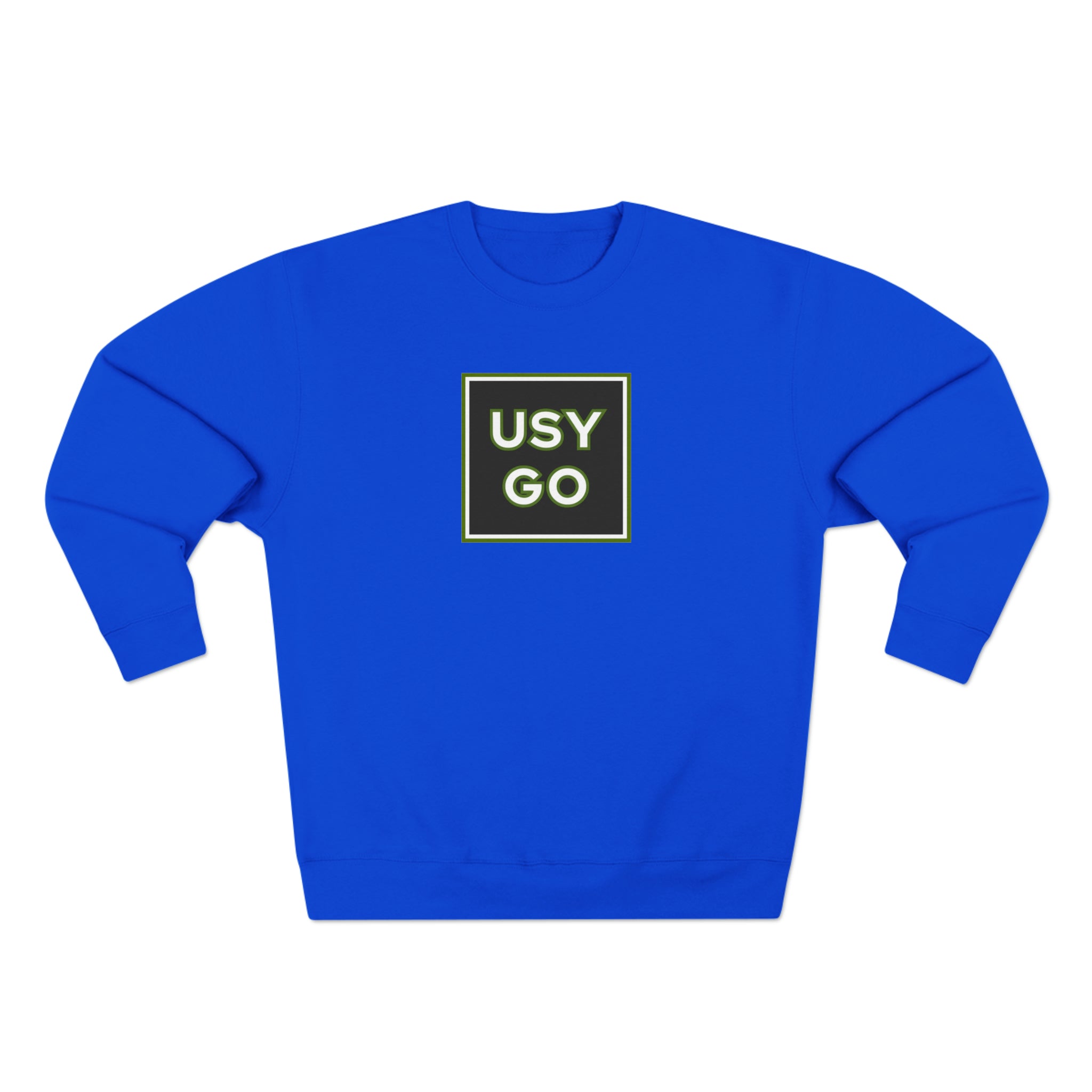 Unisex Royal Blue USYGO Crewneck Sweatshirt