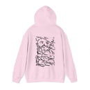 Heavy Blend Hoodie Gildan 18500 Unisex Jersey with BANANA design by @johnnygraff31 printed on the back. 50% Cotton 50% Polyester in Light Pink. Pouch pocket and the tear-away label make for a comfortable, scratch-free wearing.