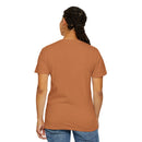 Person wearing Comfort Colors 1717 Unisex Jersey Short Sleeve Tee view from the back blank