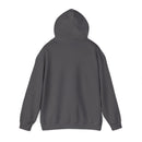 Heavy Blend Hoodie Gildan 18500 Unisex Jersey blank Backside. Made from 50% Cotton 50% Polyester in Heather Grey. Highly comfortable.