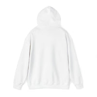 Heavy Blend Hoodie Gildan 18500 Unisex Jersey blank backside. Made from 50% Cotton 50% Polyester in White. Highly comfortable.