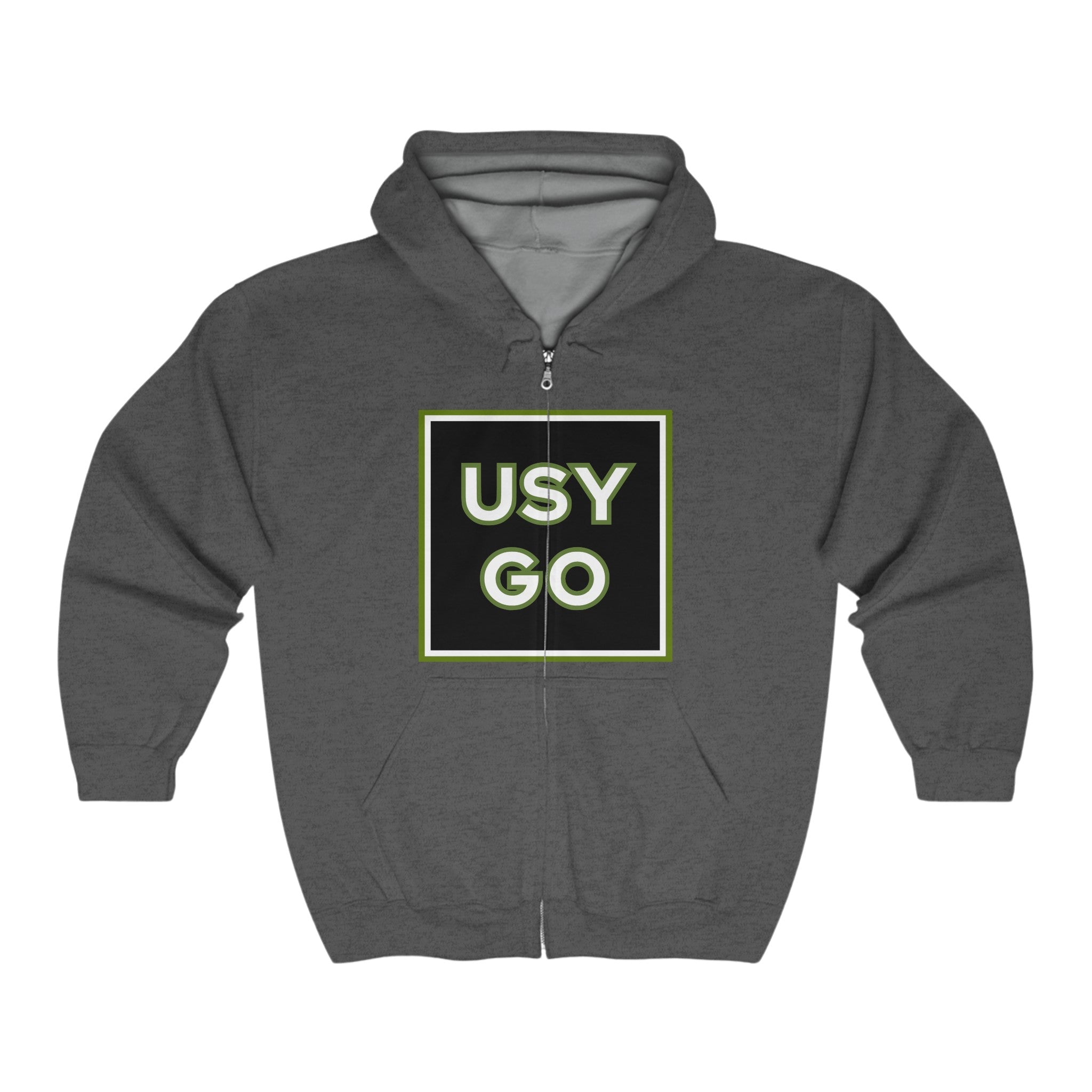 Unisex Heavy Blend USYGO Full Zip Hooded Sweatshirt