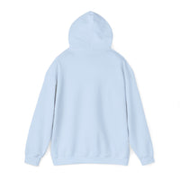 Heavy Blend Hoodie Gildan 18500 Unisex Jersey blank Backside. Made from 50% Cotton 50% Polyester in Light Blue. Highly comfortable.