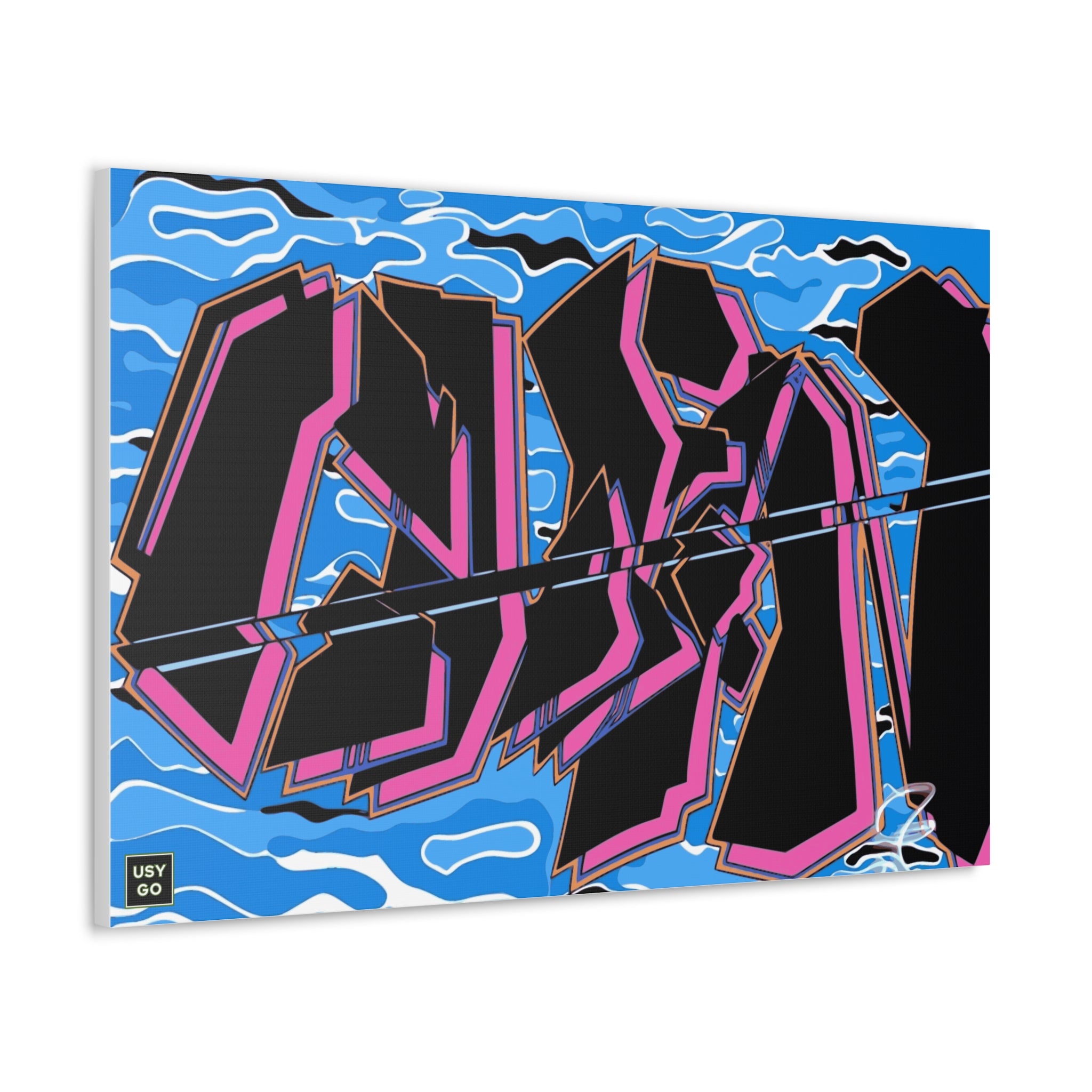 CLEAN Canvas by @johnnygraff31 – Urban Art Print