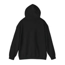 Heavy Blend Hoodie Gildan 18500 Unisex Jersey blank Backside. Made from 50% Cotton 50% Polyester in Black. Highly comfortable.