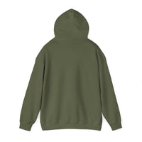 Heavy Blend Hoodie Gildan 18500 Unisex Jersey blank backside. Made from 50% Cotton 50% Polyester in Military Green. Highly comfortable.