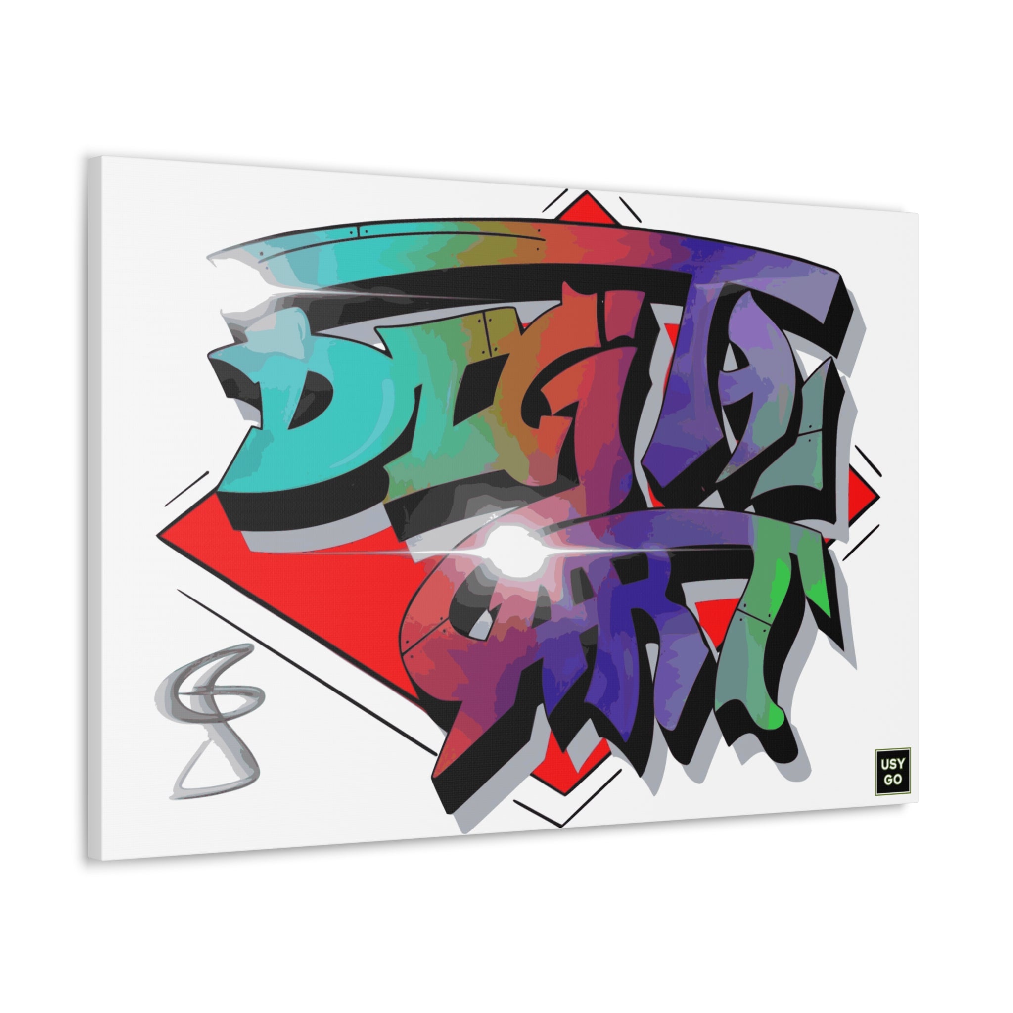 DIGITAL ART Canvas by @johnnygraff31 – Urban Art Print