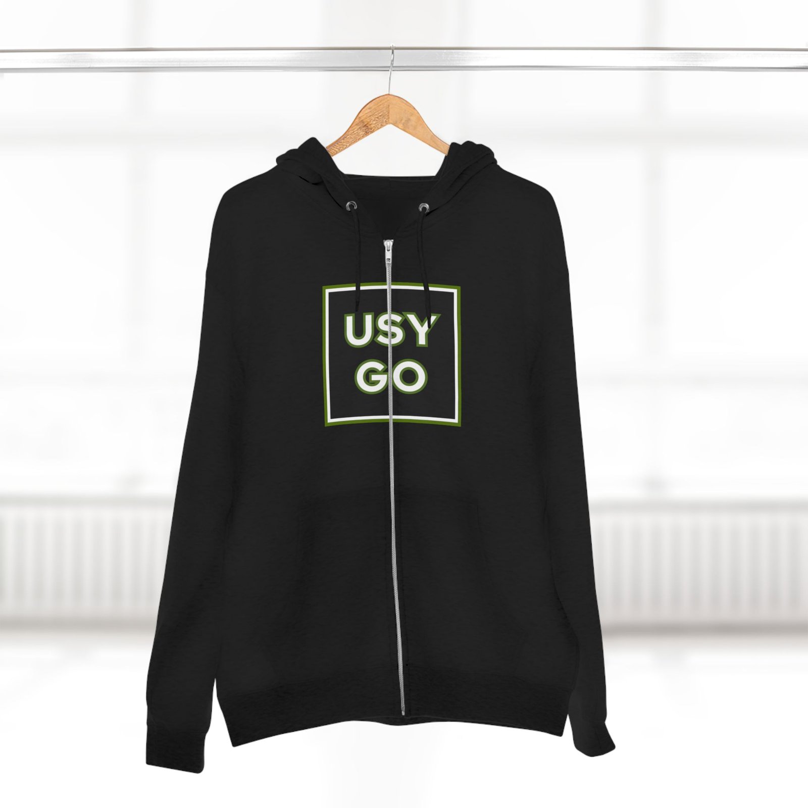 usygo core logo zip hoodie