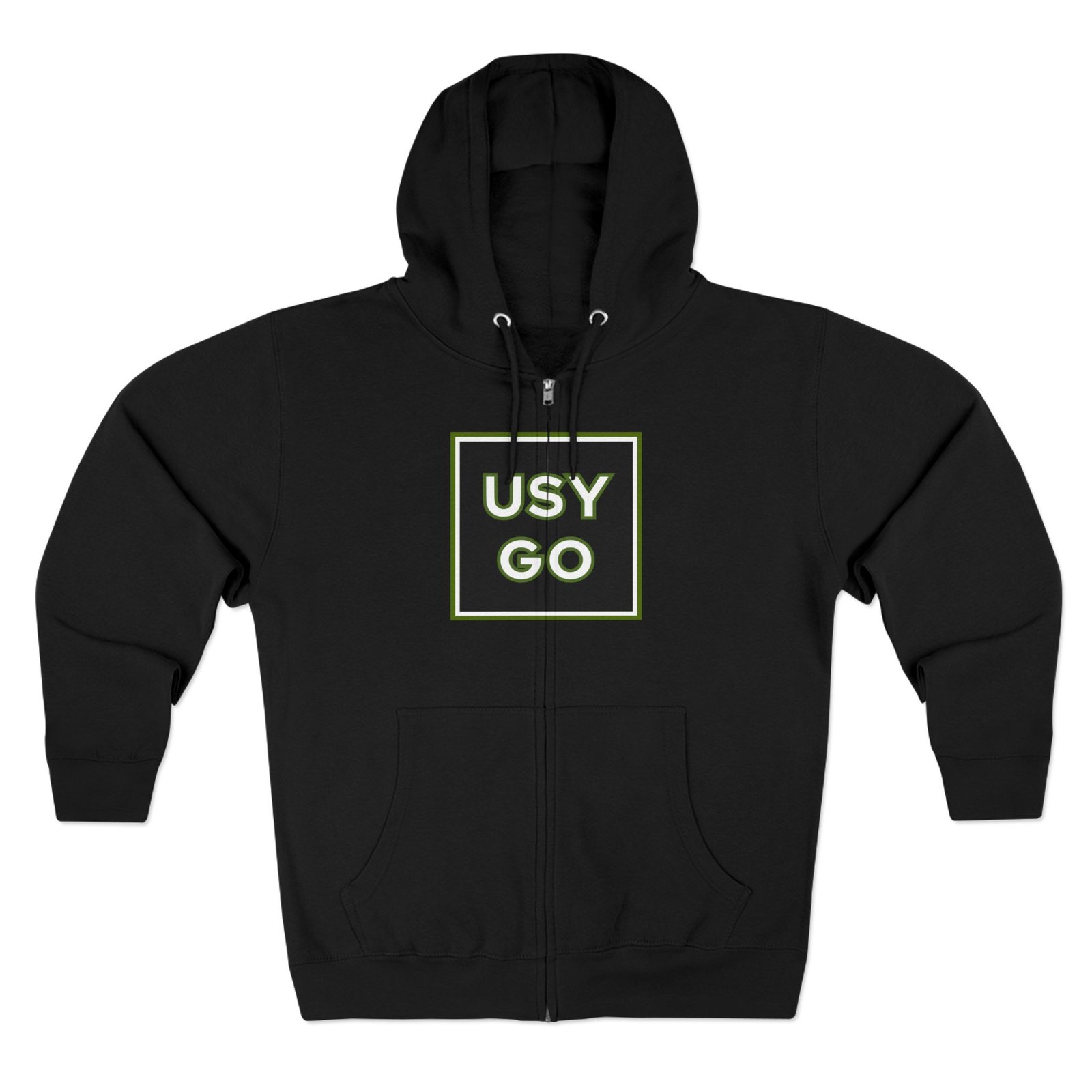 usygo core logo zip hoodie