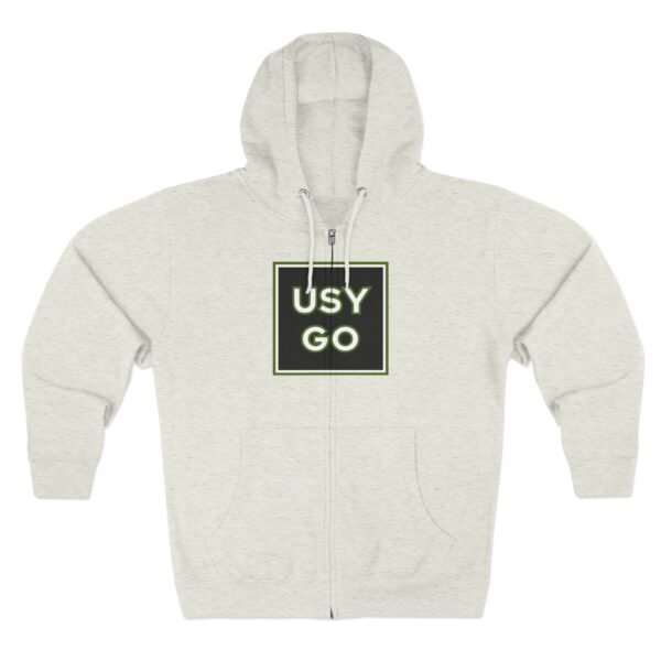usygo core logo zip hoodie