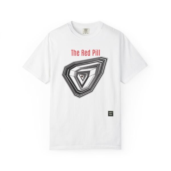 usygo the red pill garment dyed t shirt