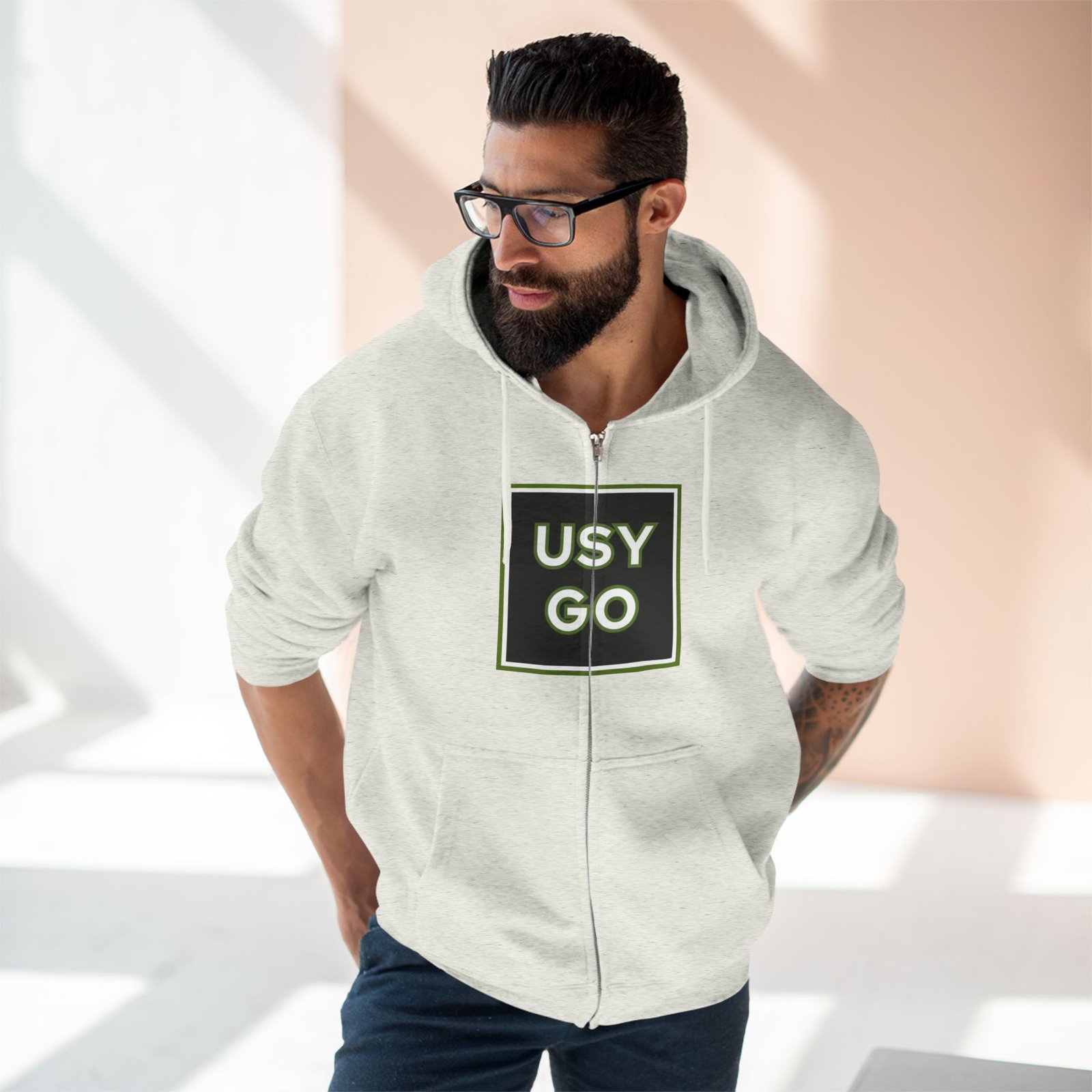 usygo core logo zip hoodie usygo core logo zip hoodie